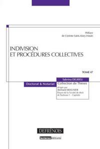 Indivision et procédures collectives