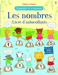 J'apprends en m'amusant : les nombres : livre d'autocollants