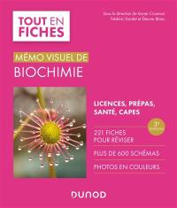 Mémo visuel de biochimie : tout en fiches : licences, prépas, santé, Capes