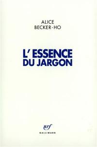 L'Essence du jargon