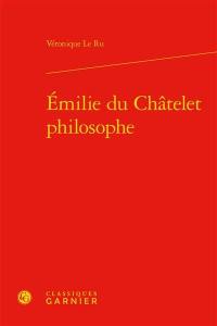 Emilie du Châtelet philosophe