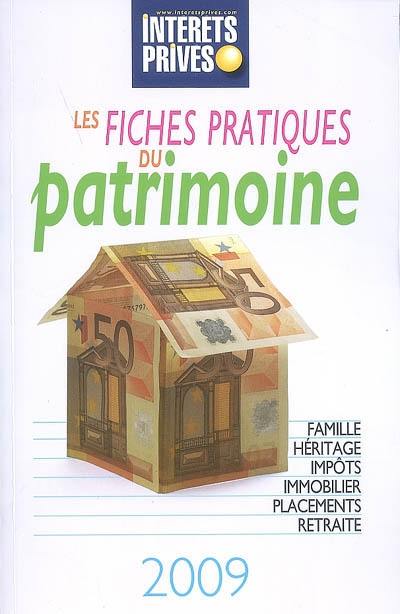 Les fiches pratiques du patrimoine 2009