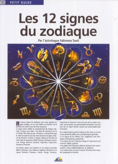 Les 12 signes du zodiaque