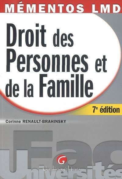 Droit des personnes et de la famille