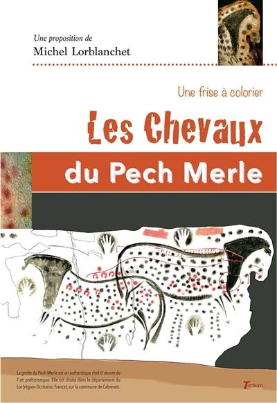 Les chevaux du Pech Merle : une frise à colorier