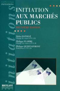 Initiation aux marchés publics