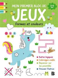 Formes et couleurs : mon premier bloc de jeux 3-4 ans