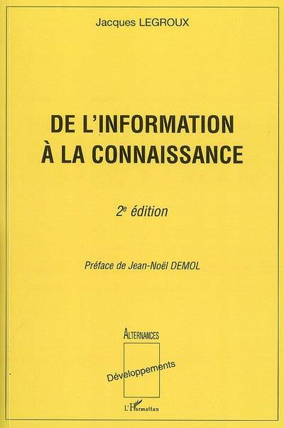 De l'information à la connaissance