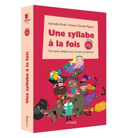 Une syllabe à la fois, coffret série rouge : des textes adaptés pour lire plus facilement !