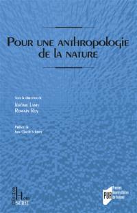 Pour une anthropologie historique de la nature