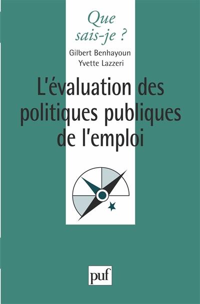 L'évaluation des politiques publiques de l'emploi