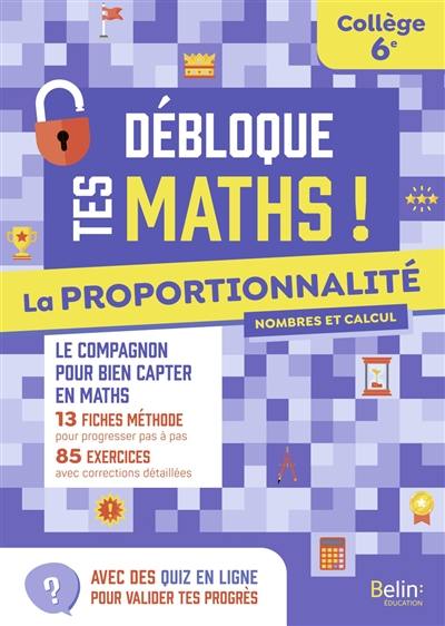 La proportionnalité : collège, 6e