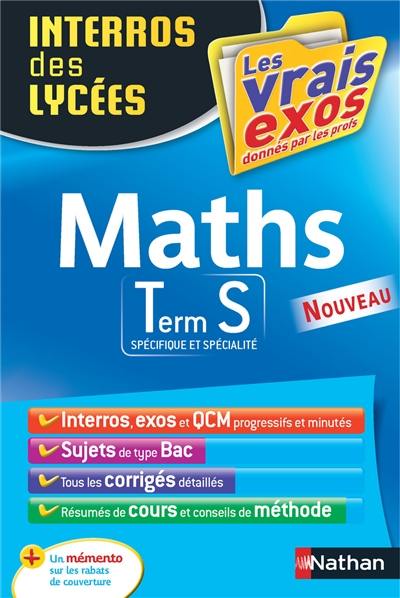 Maths : terminale S, spécifique et spécialité