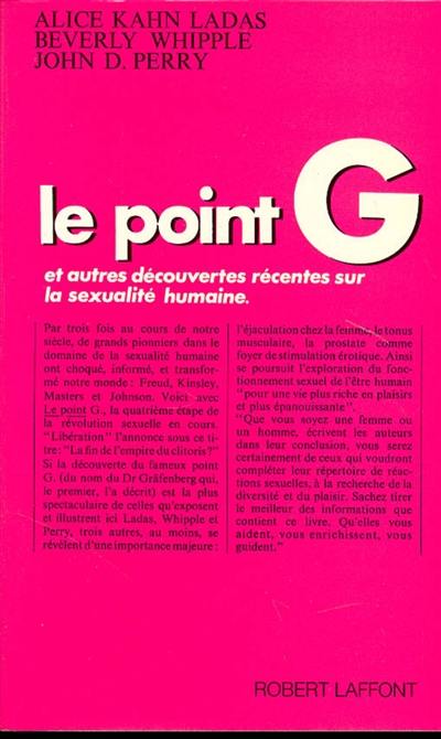 Le Point G. : et autres découvertes récentes sur la sexualité humaine