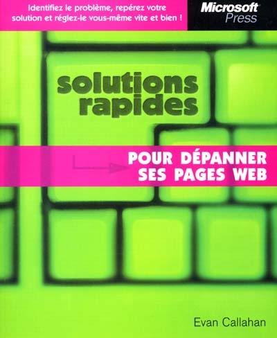 Solutions rapides pour dépanner ses pages Web