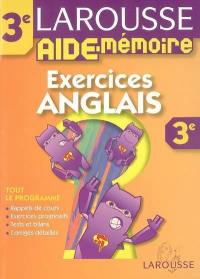 Exercices anglais 3e