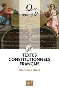 Textes constitutionnels français