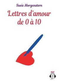 Lettres d'amour de 0 à 10