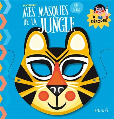 Mes masques de la jungle à décorer