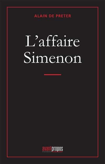 L'affaire Simenon