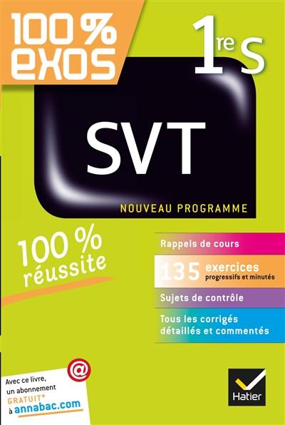 SVT 1re S : nouveau programme