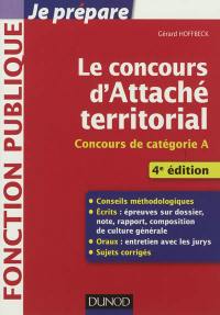 Le concours d'attaché territorial : catégorie A