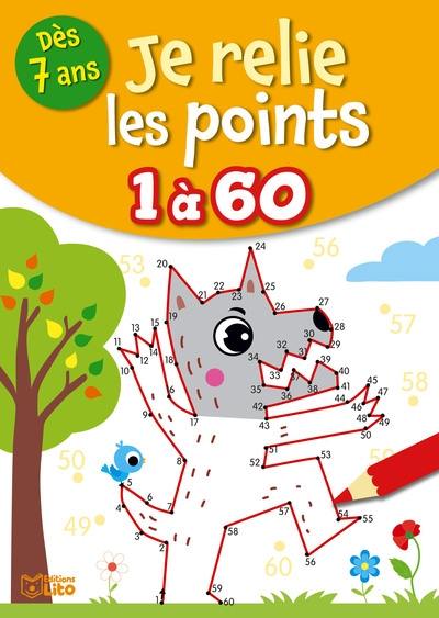 Je relie les points 1 à 60 : dès 7 ans