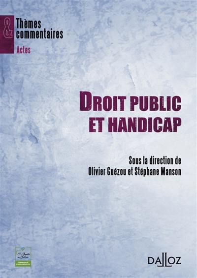 Droit public et handicap