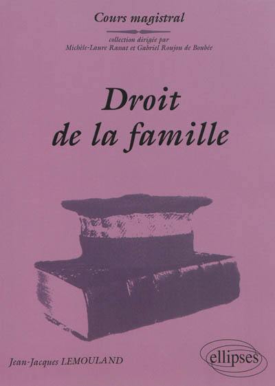 Droit de la famille : couple et parenté