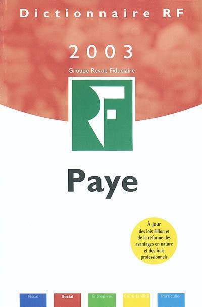 Paye 2003