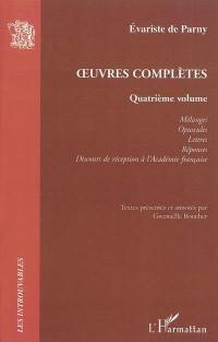 Oeuvres complètes. Vol. 4