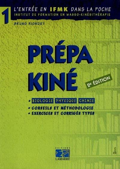 Prépa kiné : biologie, physique, chimie