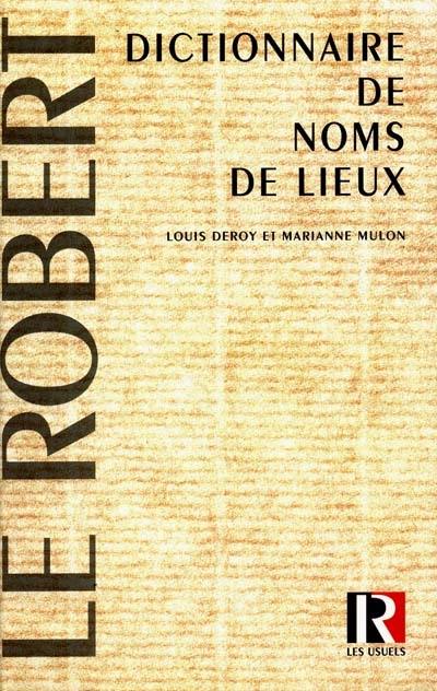 Dictionnaire des noms de lieux