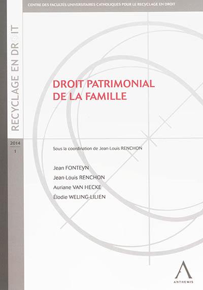 Droit patrimonial de la famille