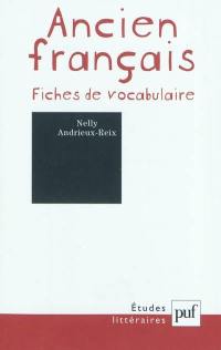 Ancien français : fiches de vocabulaire