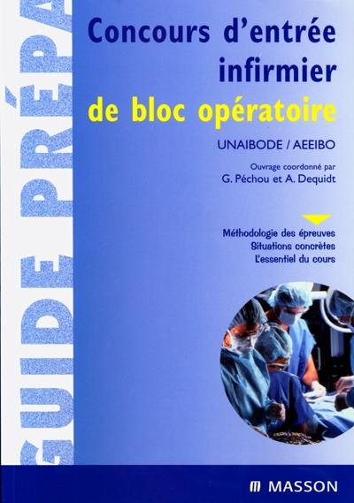 Concours d'entrée des infirmiers de bloc opératoire