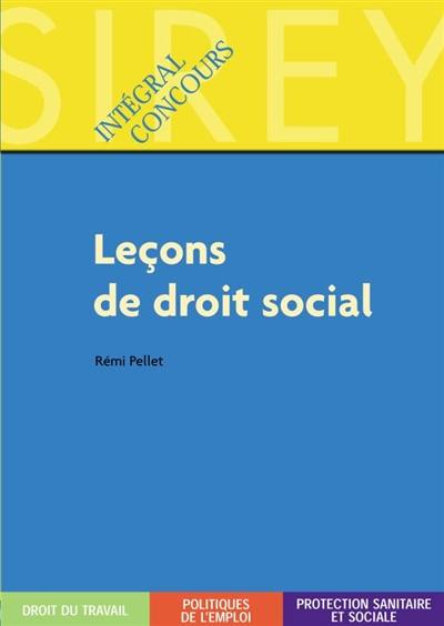 Leçons de droit social