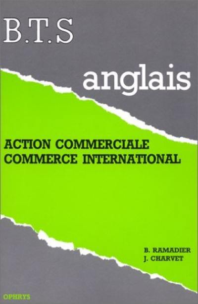 BTS anglais : action commerciale, commerce international