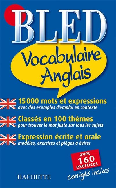 Bled vocabulaire anglais