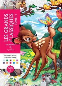 Coloriages mystères Disney : Les Grands classiques Tome 11