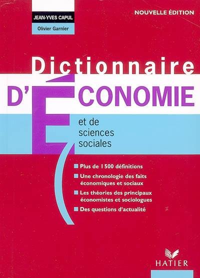 Dictionnaire d'économie et de sciences sociales