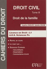 Droit civil. Vol. 3. Droit de la famille