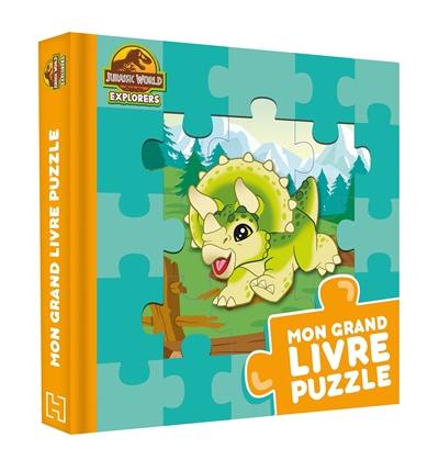 Jurassic World explorers : mon grand livre puzzle