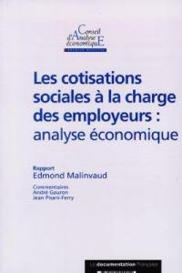 Les cotisations sociales à la charge des employeurs : analyse économique