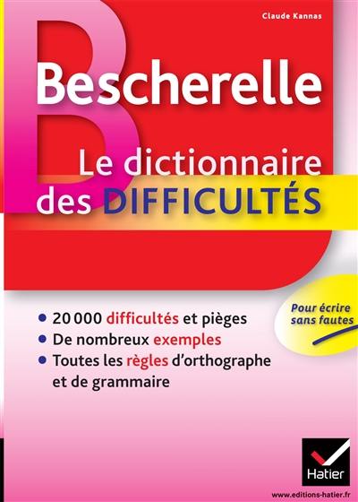 Le dictionnaire des difficultés