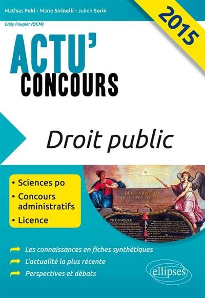 Droit public 2015