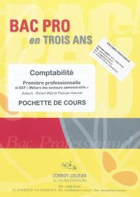 Comptabilité : première professionnelle et BEP métiers des secteurs administratifs : pochette de cours