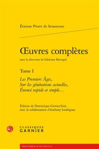 Oeuvres complètes. Vol. 1