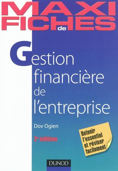 Gestion financière de l'entreprise