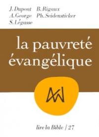 La Pauvreté évangélique